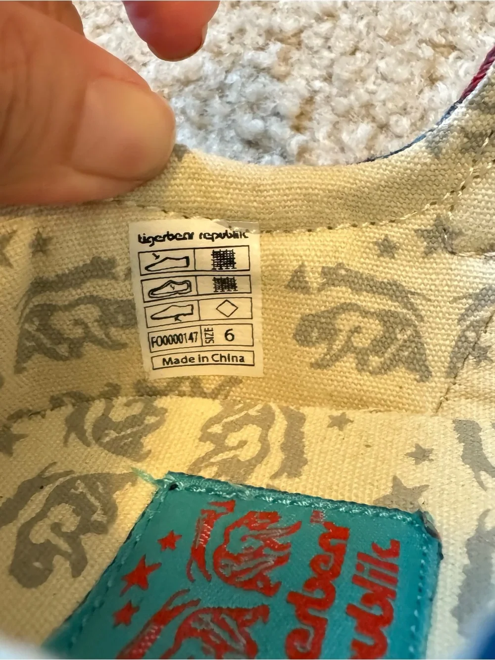 Tigerbear Republik Mary Jane Style sneakers